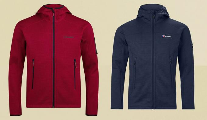 Berghaus Pravitale MTN 2.0 Hooded Fleece Jacket σε κόκκινο και navy