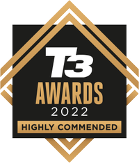 Высоко оцененный логотип T3 Awards 2022
