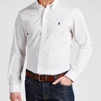 Рубашка узкого кроя из хлопкового поплина Polo Ralph Lauren: была 89 фунтов стерлингов, теперь 71,20 фунтов стерлингов в магазине John Lewis.