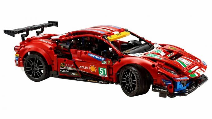 Lego Technic Ferrari versus Porsche
