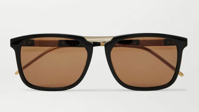 Primjer četvrtastih sunčanih naočala Gucci Eyewear