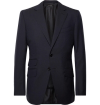 Tom Ford Navy O'Connor Slim-Fit Wool Suit Jacket | ήταν