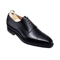 Crockett & Jones Norwich черно телешко дерби обувка | сега £440 от Crockett & Jones