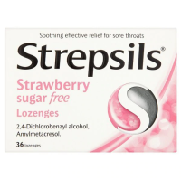 Пастилки Стрепсилс с клубникой без сахара: 4,69 фунтов стерлингов в Superdrug.