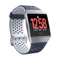 שעון כושר Fitbit Ionic (GPS), מהדורת אדידס (Ink BlueIce Grey) | מחיר מבצע 194.99 פאונד | היה £279.99 | חסוך 85 פאונד (30%)