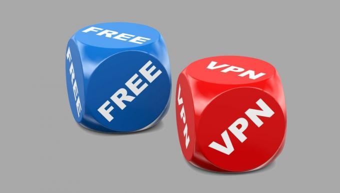 Metanje kocke na brezplačnem VPN-ju